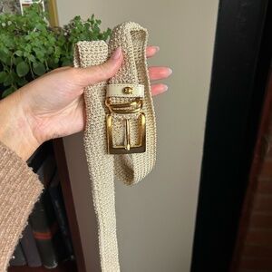 Vintage Belt with Gold Brushed Hardware